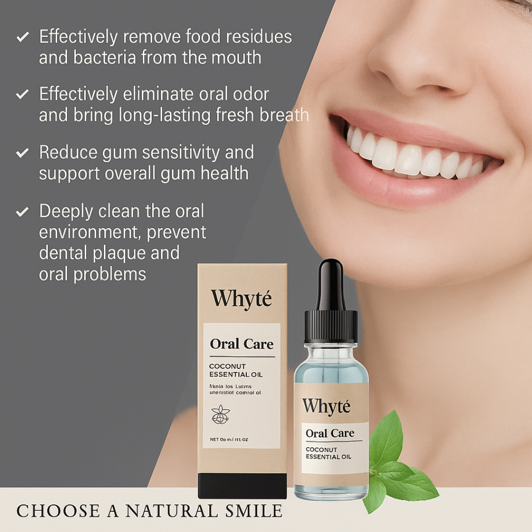 Coconut Mint Essential Oil Fresh Mouthwash