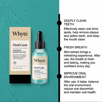 Coconut Mint Essential Oil Fresh Mouthwash